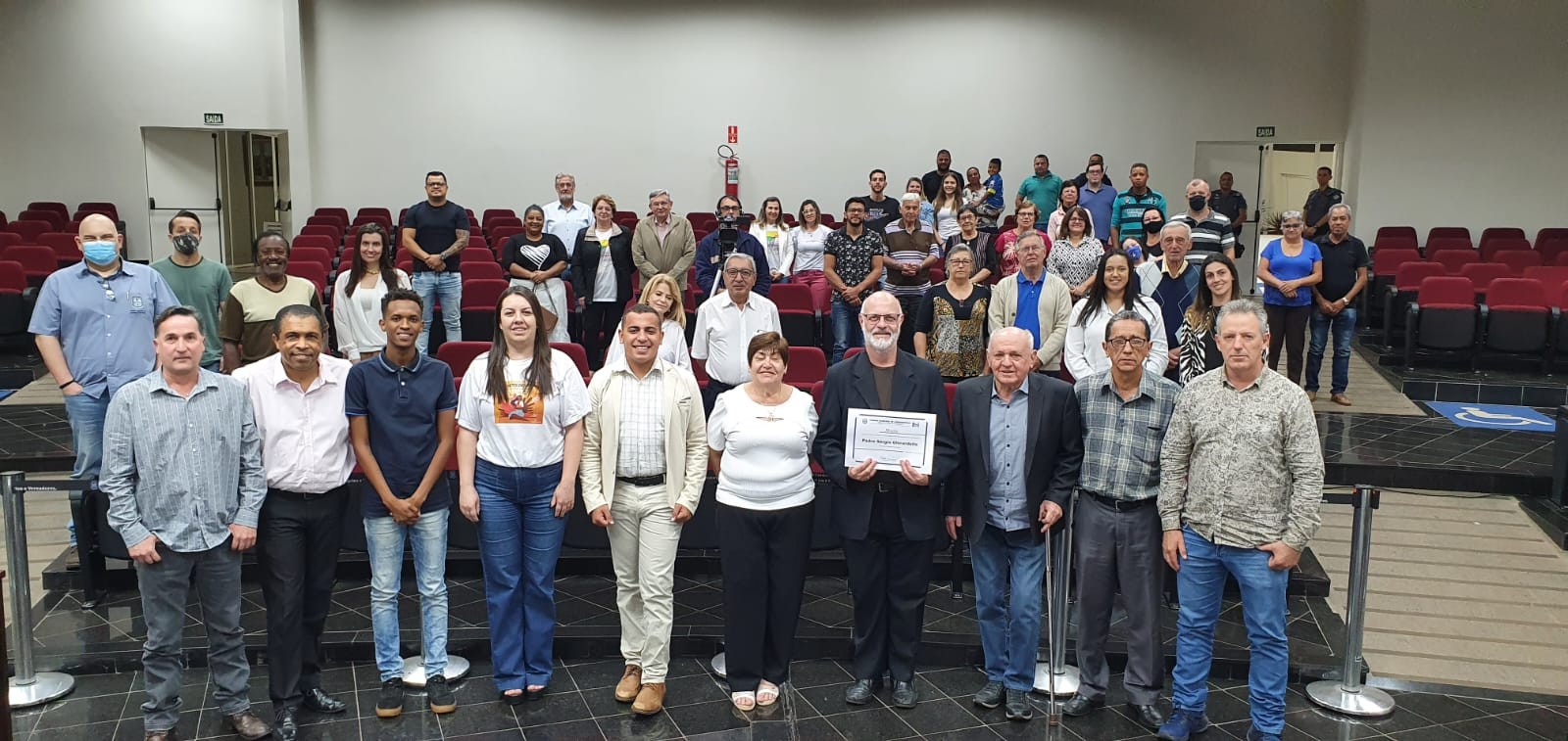 Imagem da notícia: A Câmara homenageia Padre Sérgio
