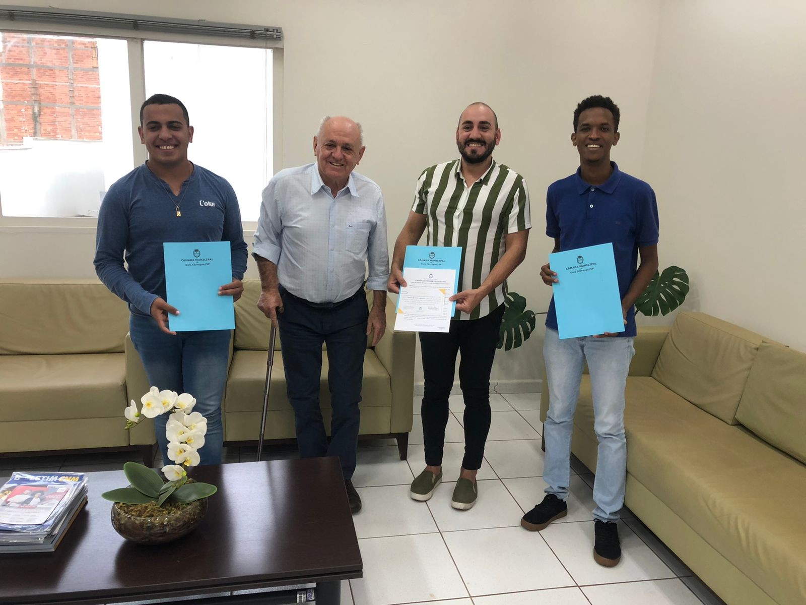 Imagem da notícia: Câmara recebe vereador de Dois Córregos