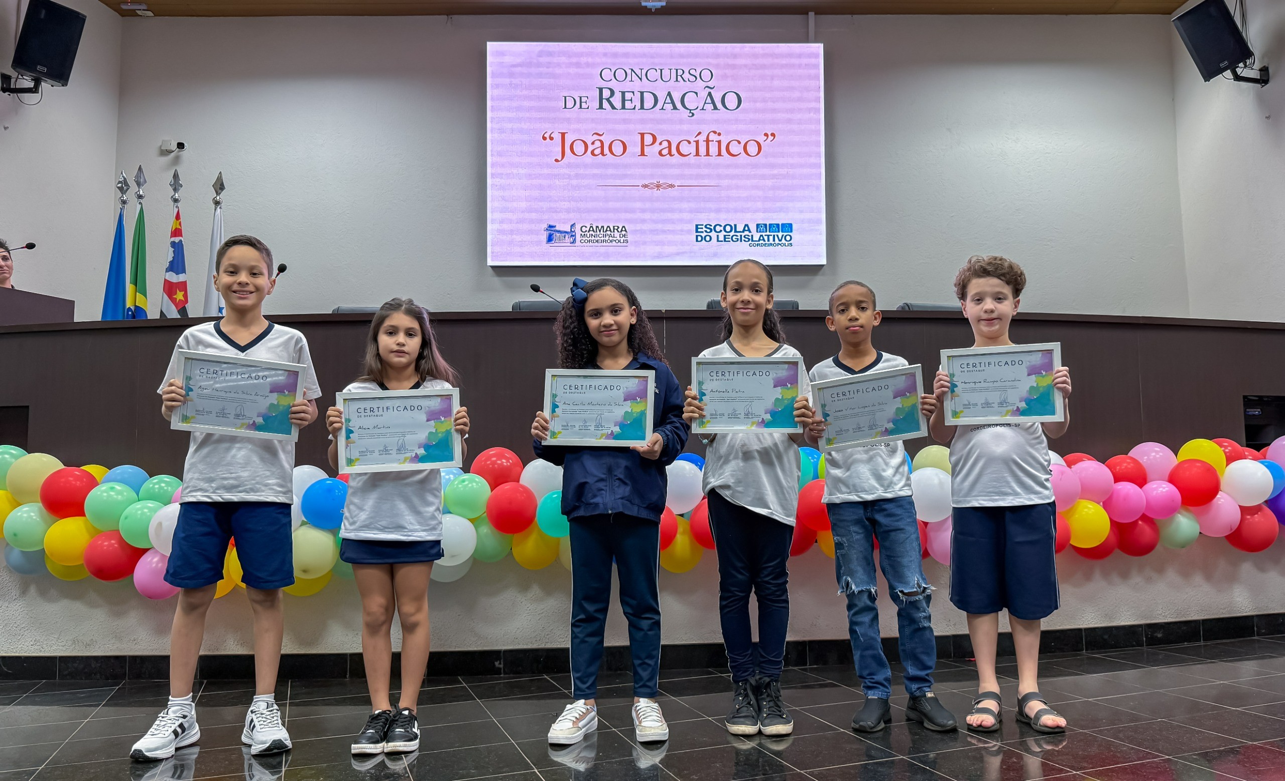 Imagem da notícia: Celebração do  1ºConcurso de Redação “João Pacífico”