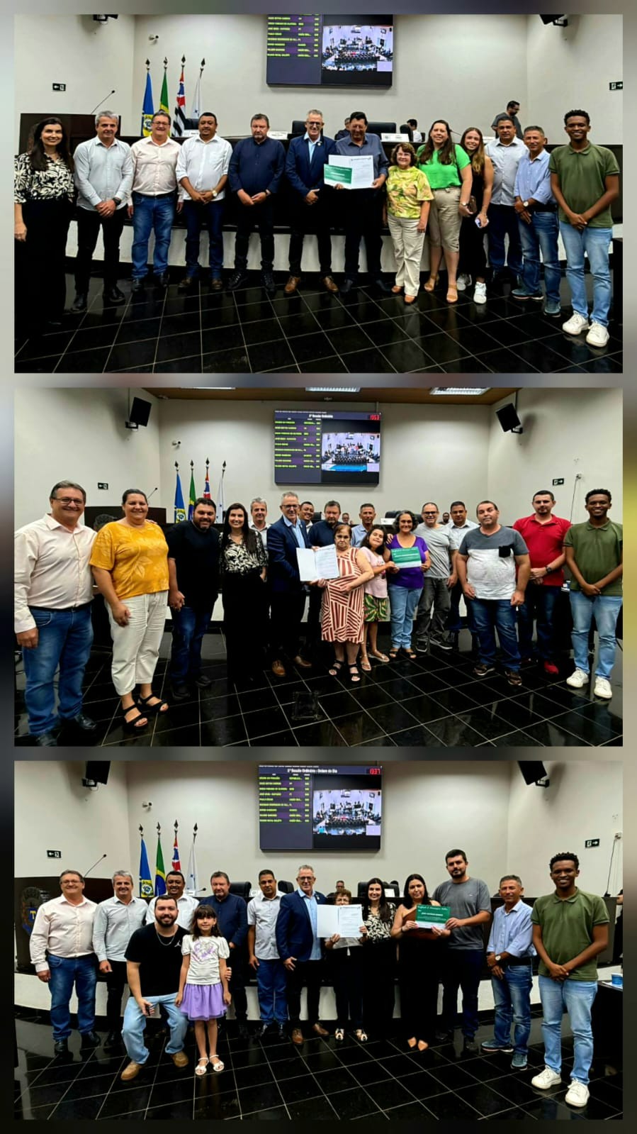 Imagem da notícia: Primeira Sessão do Ano Homenageia Famílias com nomes de ruas